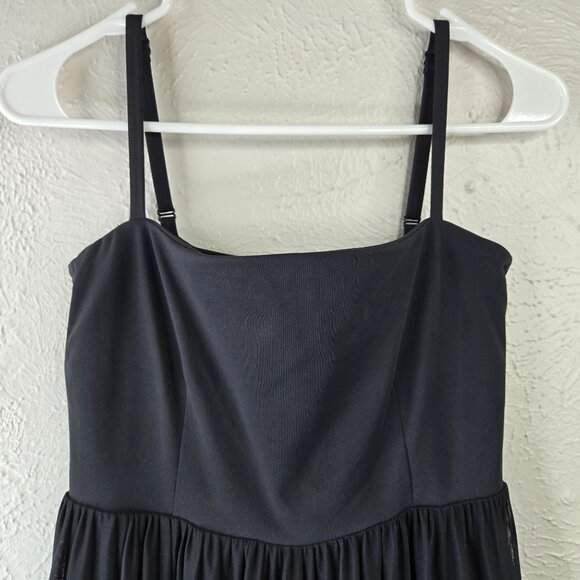 Blogilates Ballerina Active Dress Small Black Short Lined Ruffle Pleated Tiered - Picture 4 of 11